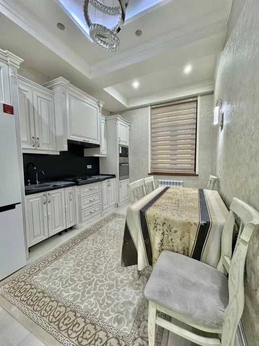 *Mirabad Elite (Айбек) Центр 2ком квартира на1 этаже 98м2.Под ключ!