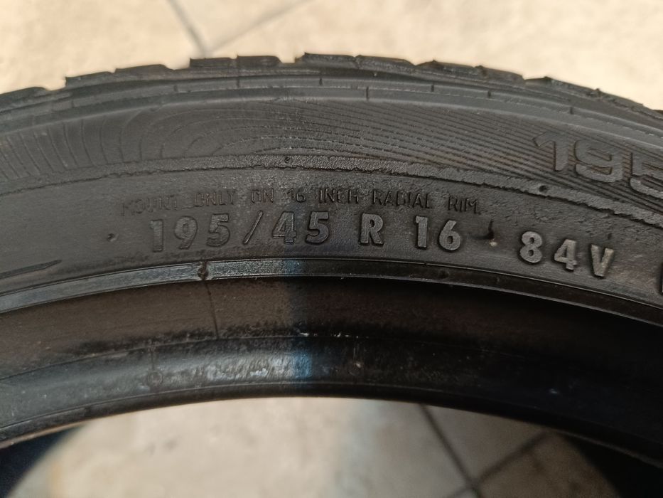 195/45/16 летние шины б/у из Германии.