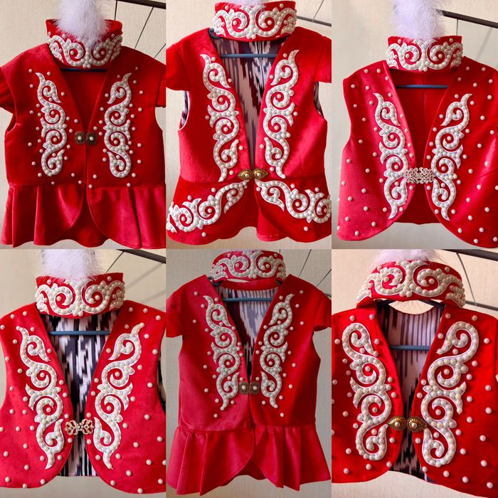 Новые, кажекей, национальная жилетка камзол детский