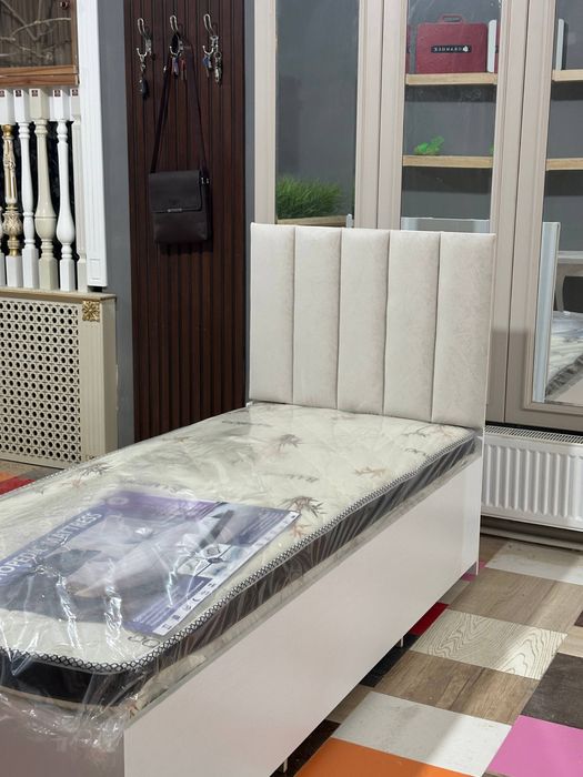 Yangi bir kishilik adna spalni 190×80 | Ortopedik matras bilan