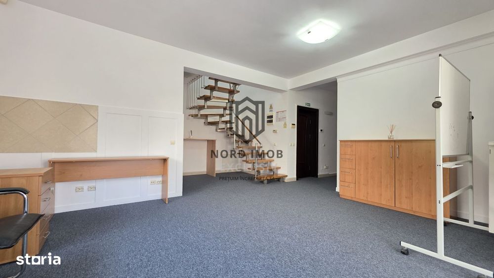 Duplex reprezentativ pentru birouri–4 camere | Recent renovat | 2 lo