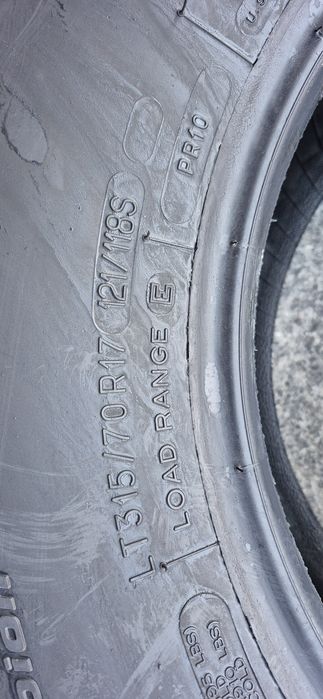 4 anvelope Off road iarna ca noi BFGoodrich 315/70/17.Pretul/bucata.