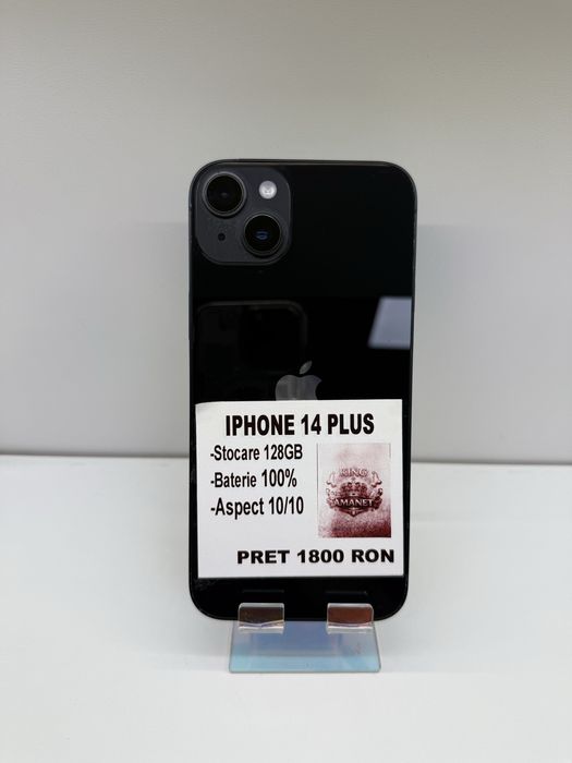 iPhone 14 PLUS 128 GB impecabil kingamanet
