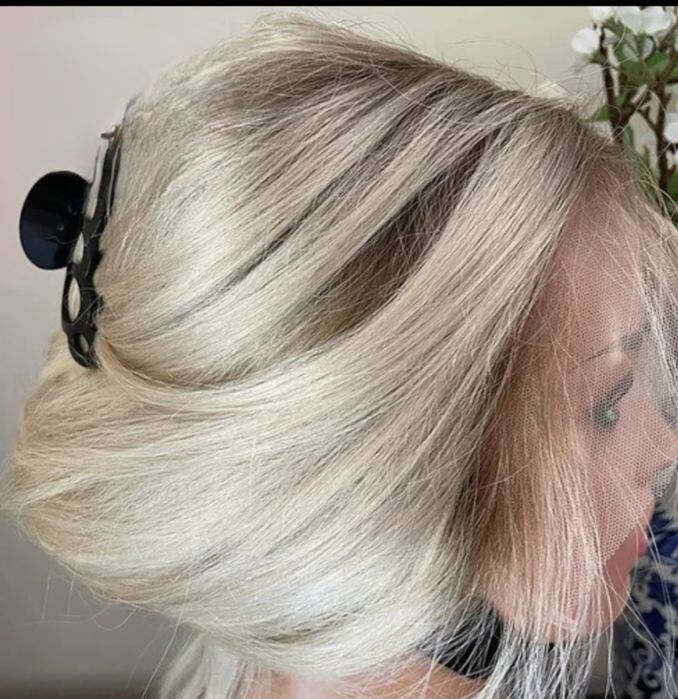 Перука от естествена коса -изработка.