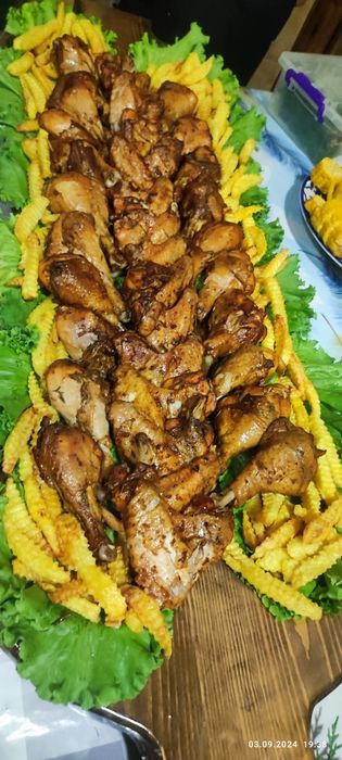 Qovurdoq  qudalar bob taomlar tog'ora xizmati