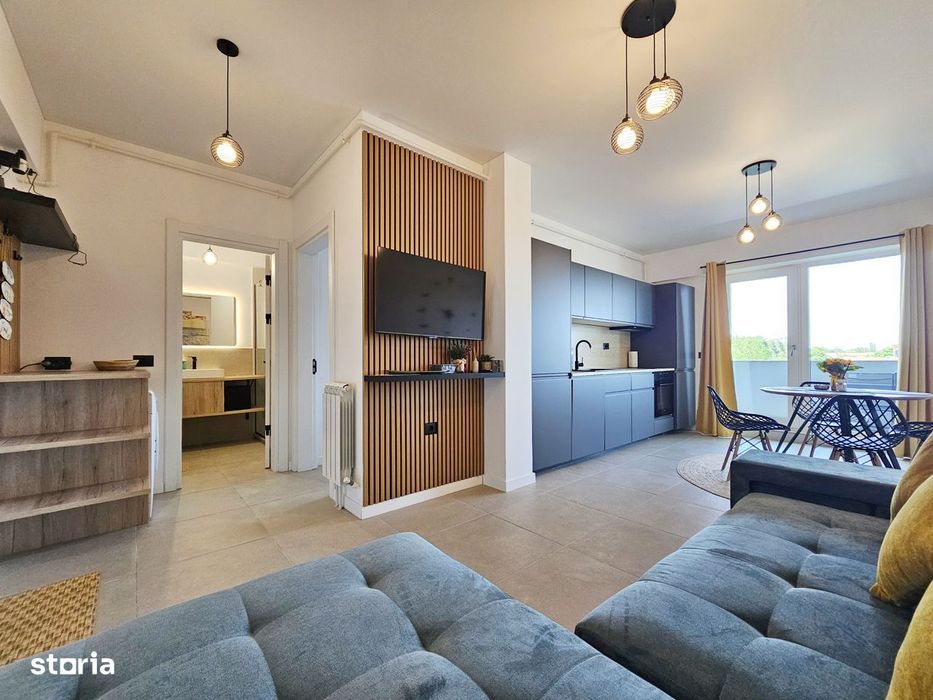 Apartament cu vedere la mare in complex cu piscina privata si sala de