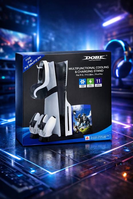 Подставка, кулер + зарядки джойстика PS5 Доставка есть!