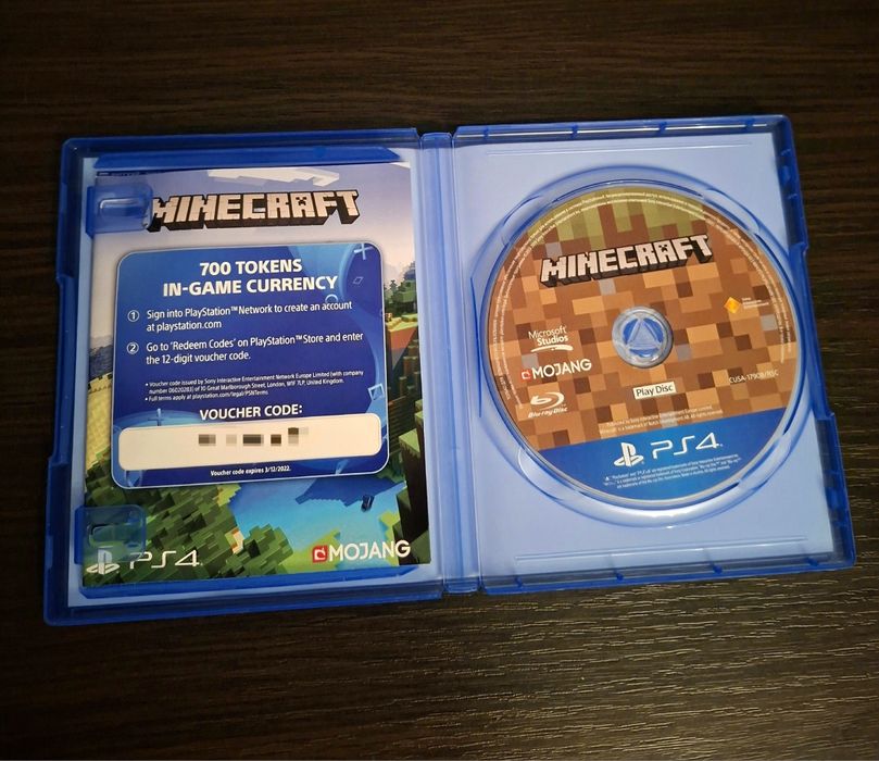 Диск Minecraft для пс4