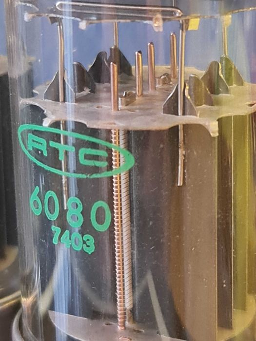 4 бр. NOS Радио Лампи RTC6080, Vacuum Tube 6080, Hi-Fi Аудио Усилвател