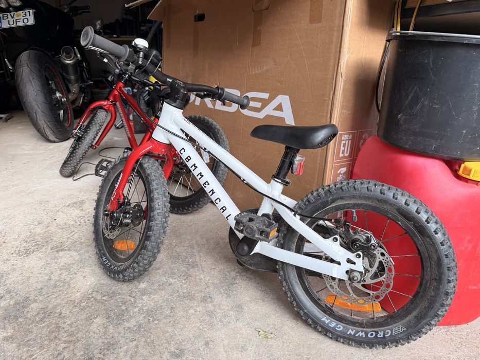 Bicicleta copii Commencal Ramones 14” - impecabila - frane pe disc