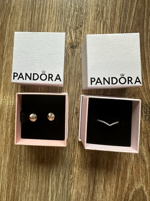 Бижута обеци пръстен Pandora