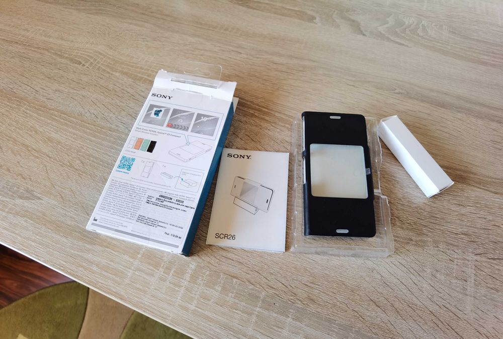 Husă Sony Xperia Z3 Compact Originală SCR26 Smart window NFC