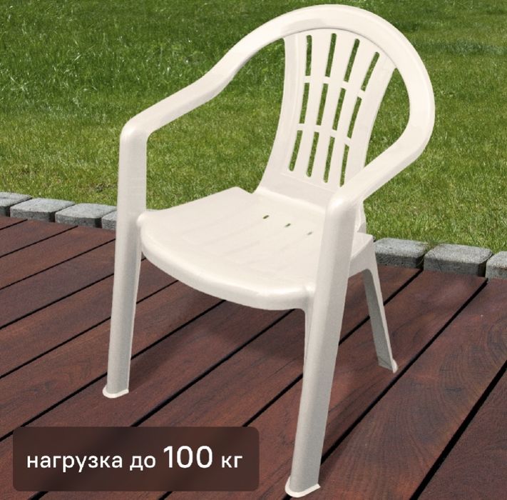 Стул пластиковый белый