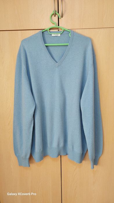 Мъжки пуловер Gran Sasso. 100% кашмир.Размер 2XL/ 3XL