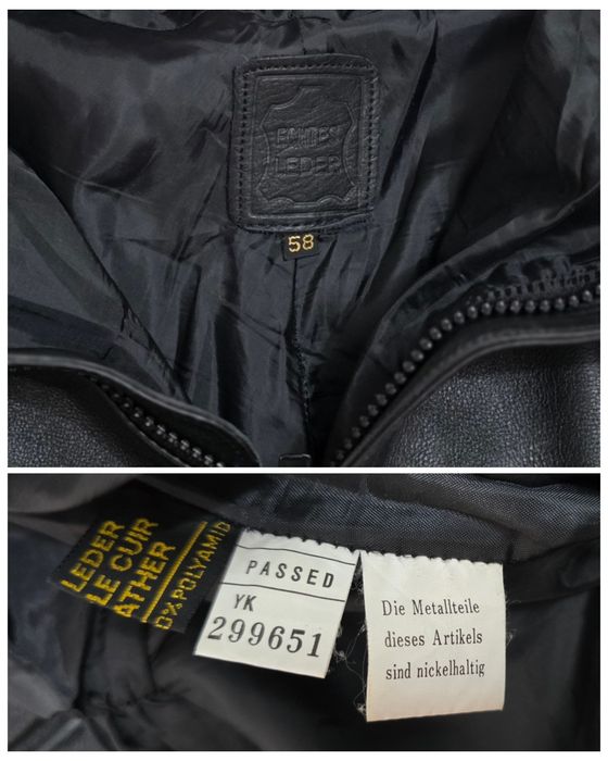 Pantaloni profi moto, ATV, Streetline, din piele naturală cu protecții incluse, marimea 58 (un XL/XXL) Handmade