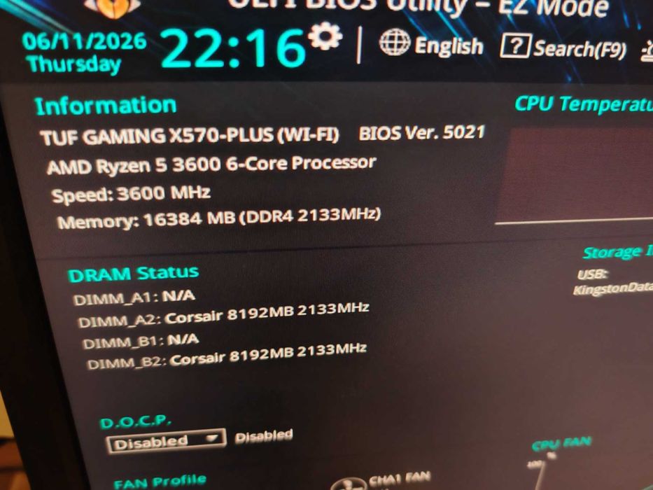Дънна платка ASUS - TUF X570 Plus Gaming WIFI, AM4