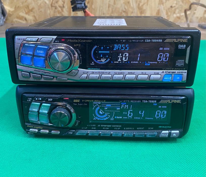 Cd Player auto Alpine CDA 7894RB Old school f Rar-BT Usb