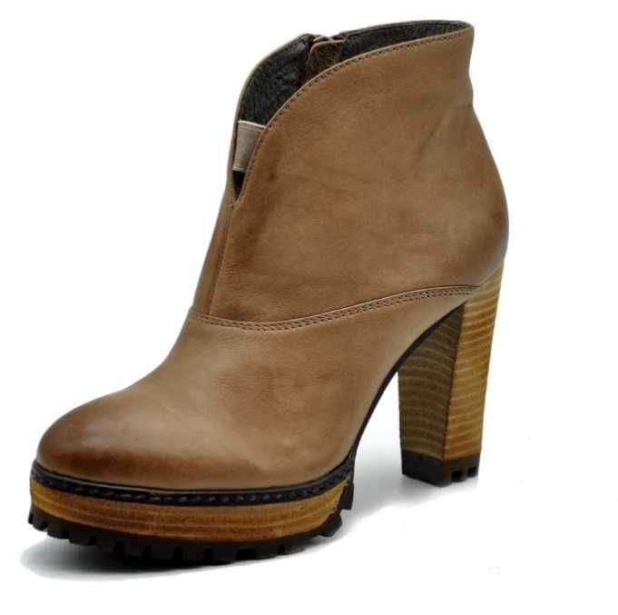 Дамски боти, естествена кожа, р-р 39, НОВИ