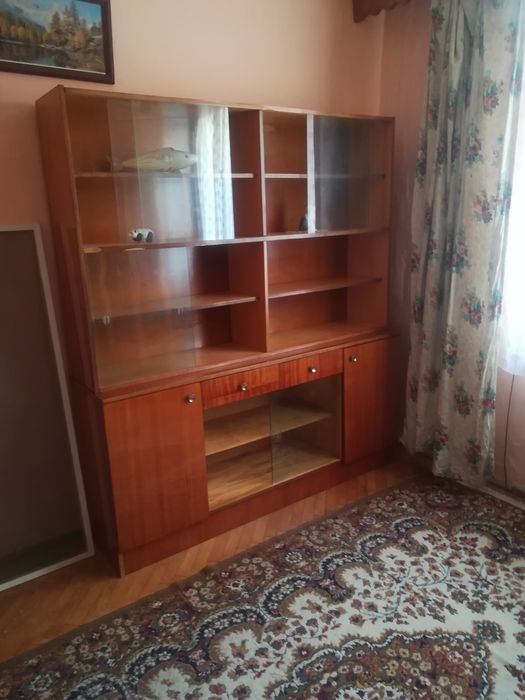 Pat cu dulap pentru copii și saltea, birou