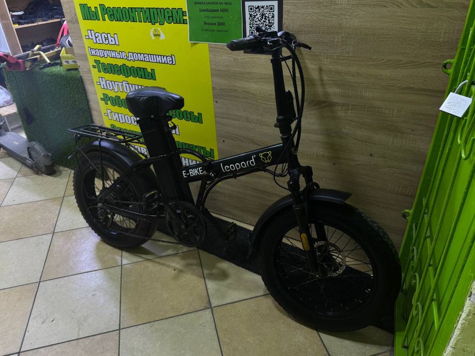 В продаже электровелосипед. Leopard. Велосипед. Электрро вел