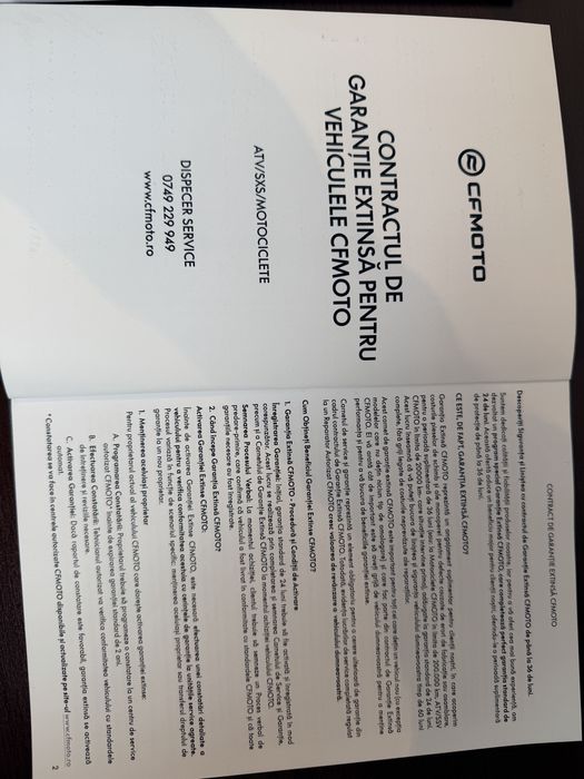 CF MOTO 850 XC. 2024 ( garantie inca 3 ani )