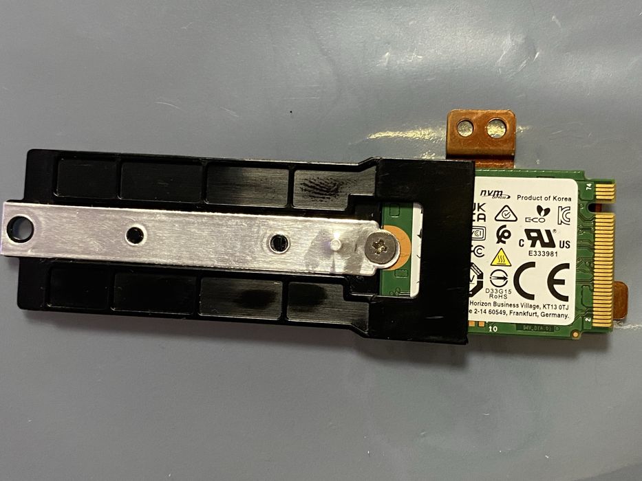 HDD SSD NVMe M2 PCIe 256Gb 22x30mm + adaptor 22x80mm + cooler