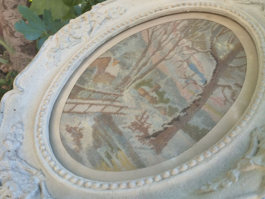 Ръчно изработен гоблен Пейзаж/Зима