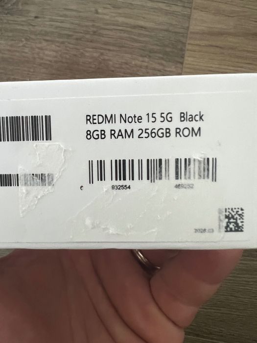 Telefon XIAOMI Redmi Note 15, 256GB, 8GB RAM, Dual SIM, Black