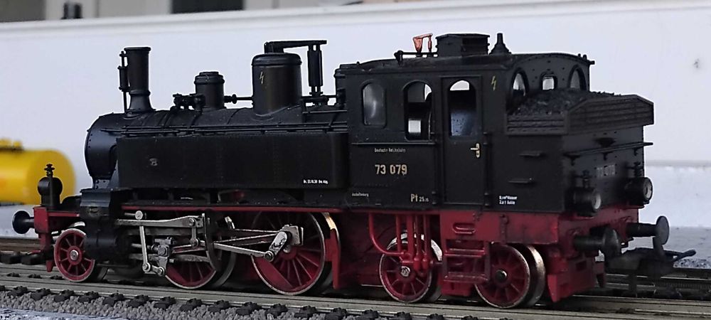 Locomotiva cu aburi BR 73 TRIX 1.87 HO raritate
