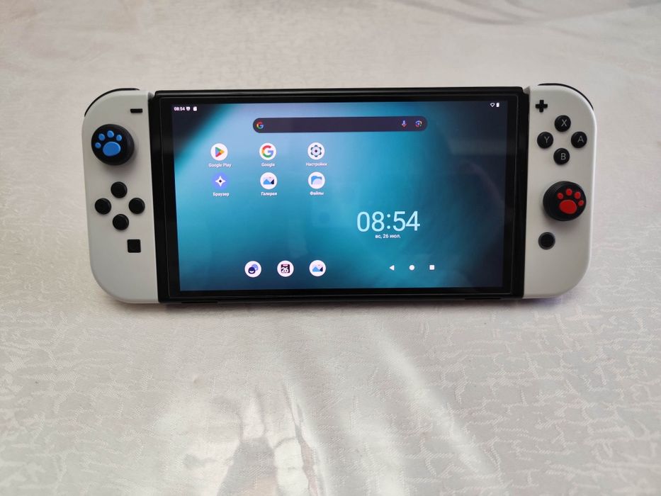 Nintendo Switch OLED + Android 15 + Linux OS / полный комплект