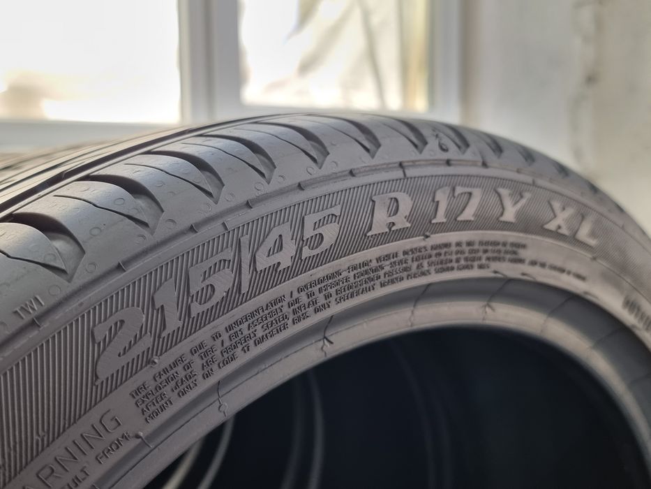 "Dot 22" 215/45/17 Viking 4Броя: 420лв 8.5мм като Нови на 1000км!