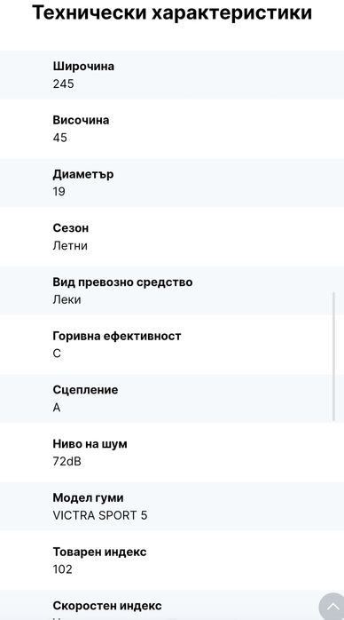 275 40 19//245 45 19 MAXXIS VICTRA5 Замъка Ямбола