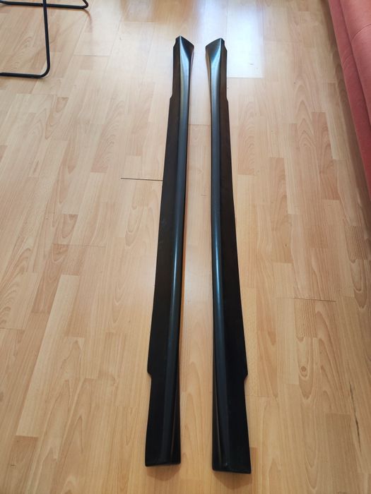 Prelungire extensii praguri VW Polo 5 Mk5 2009-2017 negru lucios