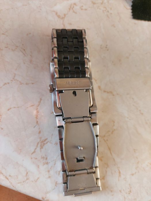 Ceas mare bărbat Esprit Black titanium 10741,baterie noua,quartz