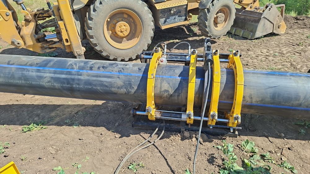Пайка, сварка ПЭ полиэтиленовых труб plastic.
