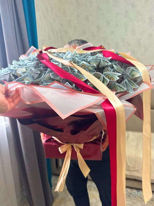 Продам денежный долларовый букет