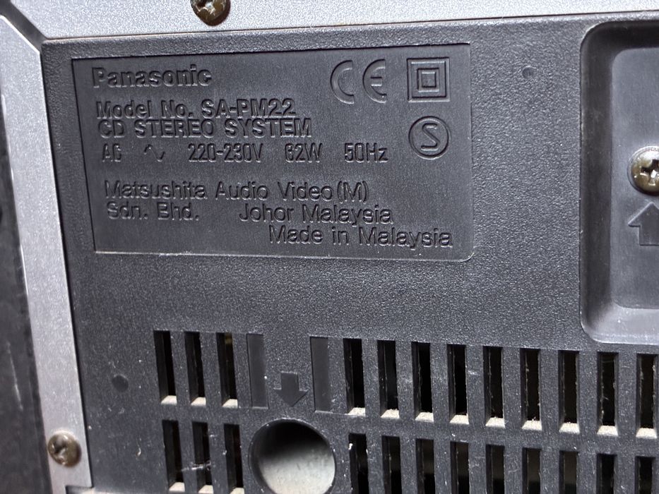 Panasonic SA-PM22 аудио система