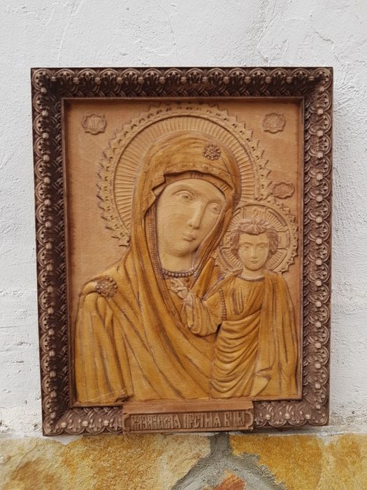 Дърворезба, Икони ИСУС ХРИСТОС или Богородица