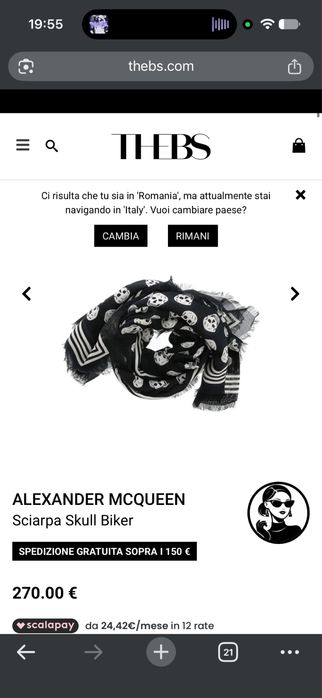 Eşarfǎ Alexander McQueen
