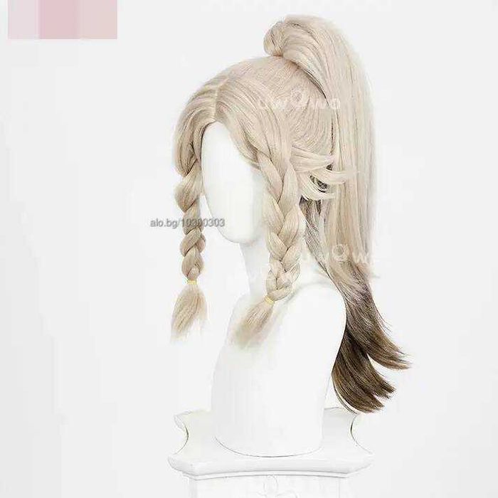 Аниме висококачествена перука Genshin Impact Kachina Cosplay