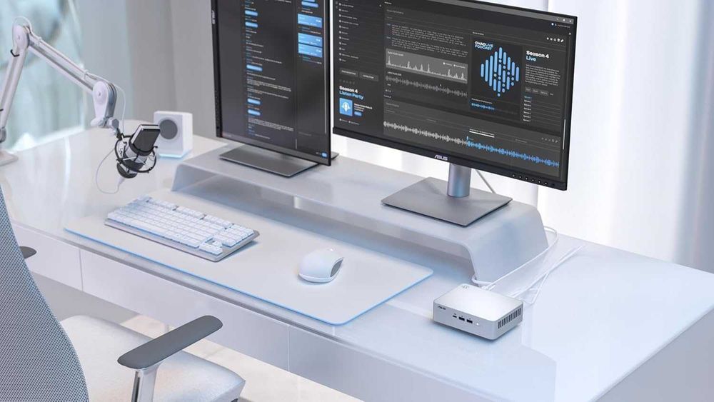 Мини Пк Mini Pc Asus Nuc 15 Pro + Core Ultra 7 255H 32Gb DDR5 1TB SSD