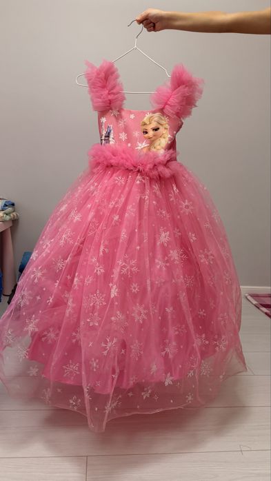 Платья пышное Эльза, 7,8 лет