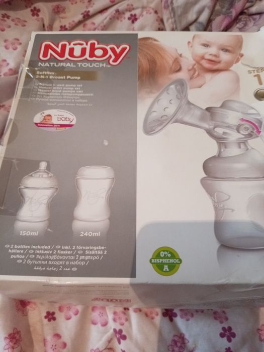 Набор молокоотсос, бутылочки.
