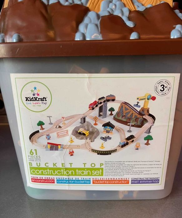 Детско дървено влакче - Kidkraft, ново