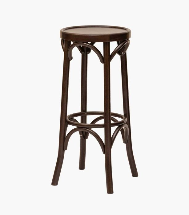 Дървен Бар стол , Табуретка от масив - Виенски Стил