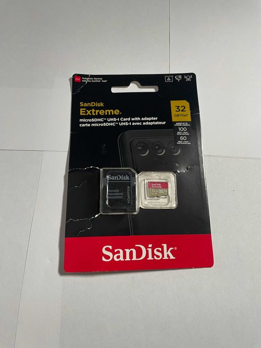 SanDisk Extreme 32GB microSD UHS-I + adaptor - NOU