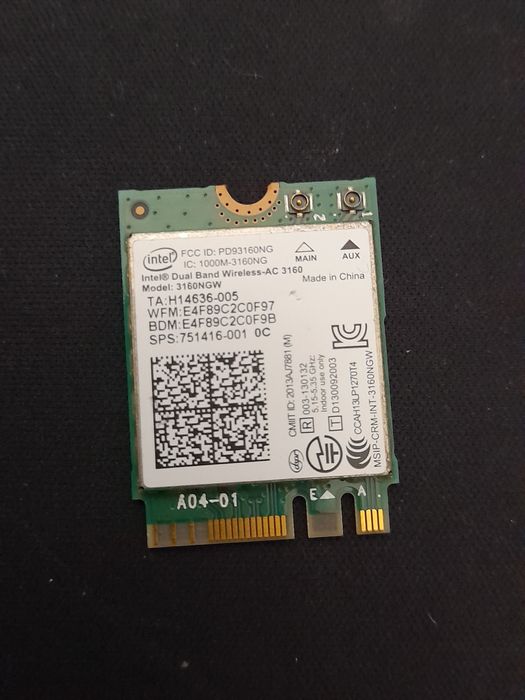 Компьютер запчастлари, HDD, RAM, процессор, wifi adapter