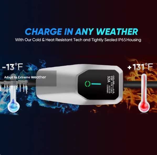 Зарядна станция за електромобили - 7kW, TÜV Germany, 4 метра, нова