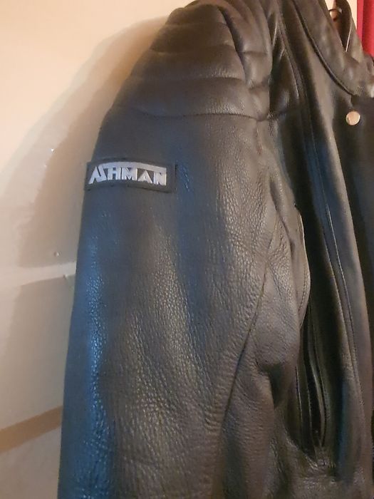 Geaca piele Biker,marimea S,aproape nouă