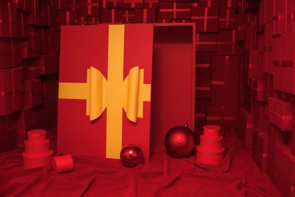 Decor de craciun pentru studio foto